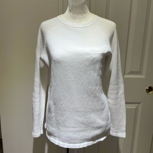 H&M white long sleeves top